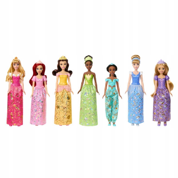 Sada 7 bábik Disney princezien JBF97
